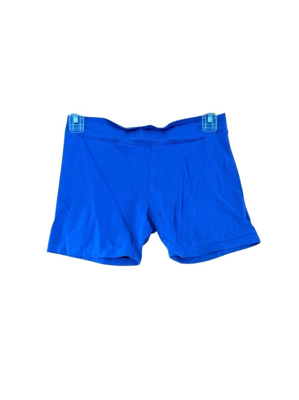 SO Blue Cotton Blend Shorts